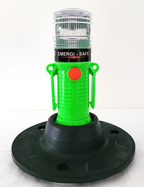 EMERGI-SAFE with rubber base plate.